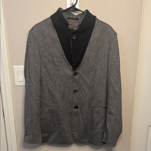 Emporio Armani Textured Gray Jacket